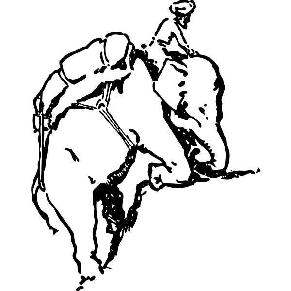 SVG elephant climbing