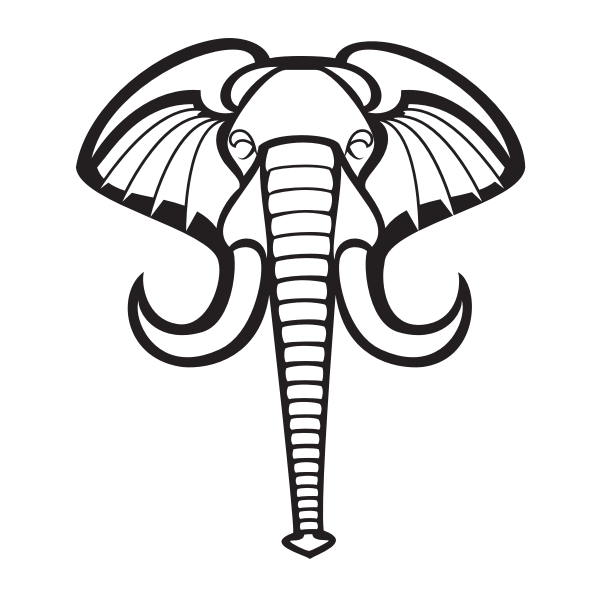 SVG Elephant graphics silhouette