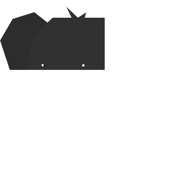 SVG Elephant silhouette