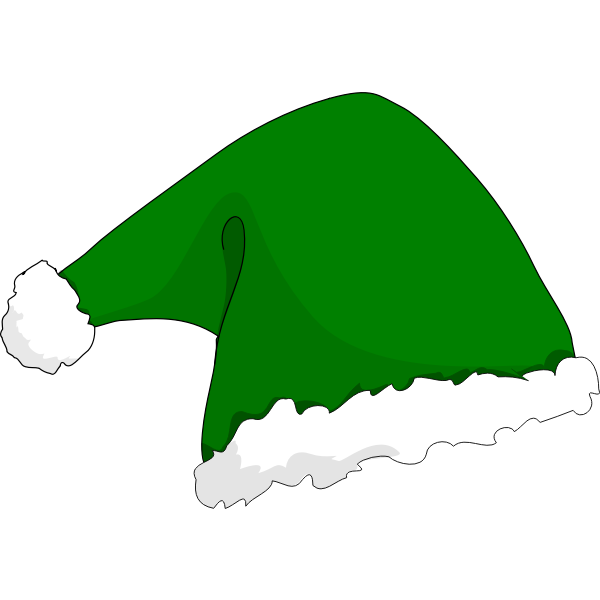 SVG Elf hat vector