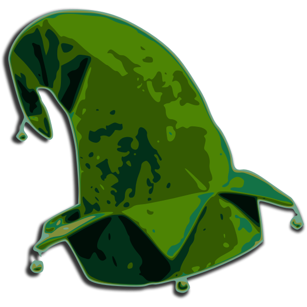 SVG Elf hat vector graphics