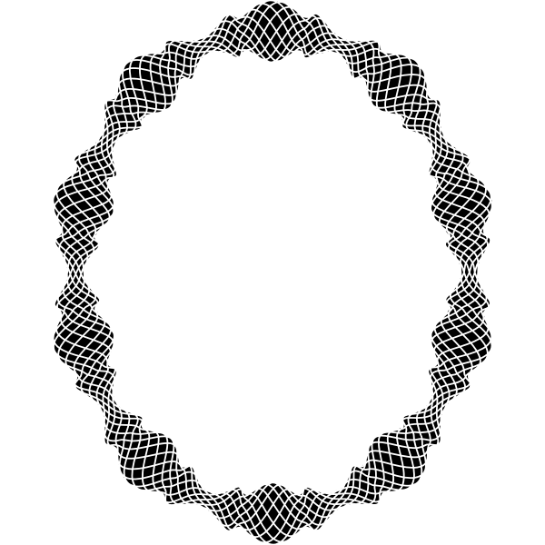 SVG Elliptical Frame net