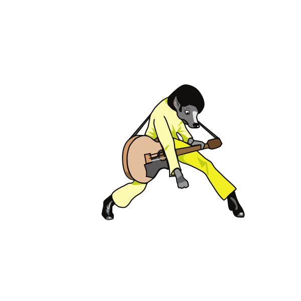 SVG Elvis Hound Dog
