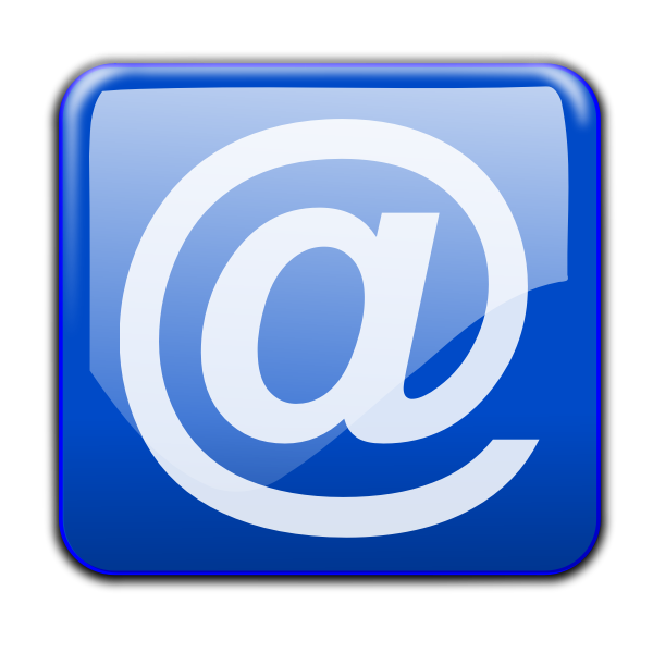 SVG Email button vector clip art