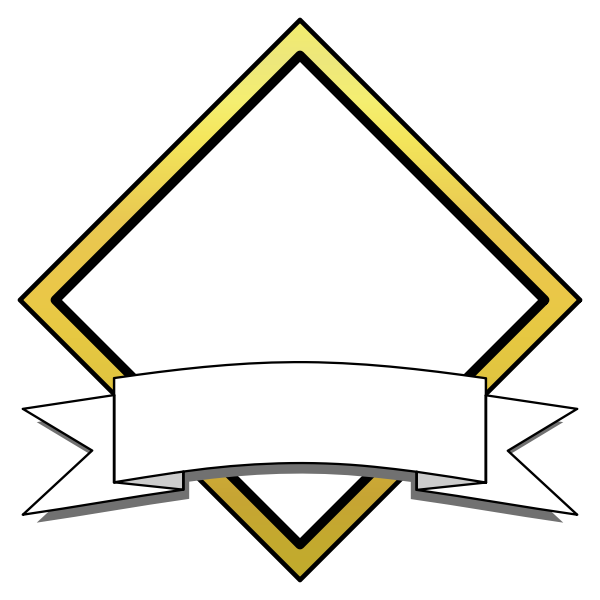 SVG Emblem with banner