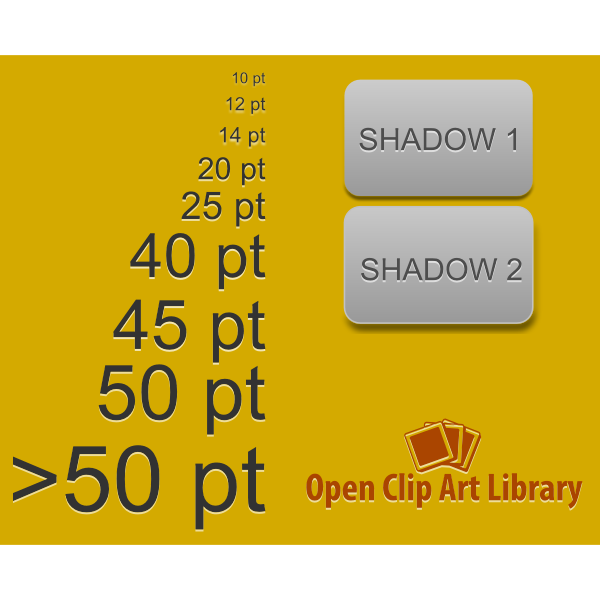 SVG emboss light text filter