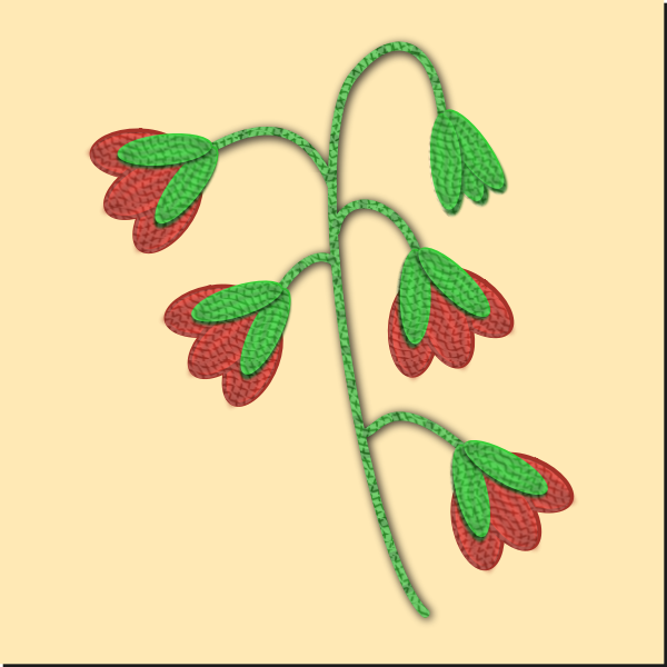SVG Embroidered Flower