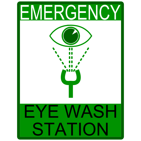 SVG Emergency Eye Wash Station