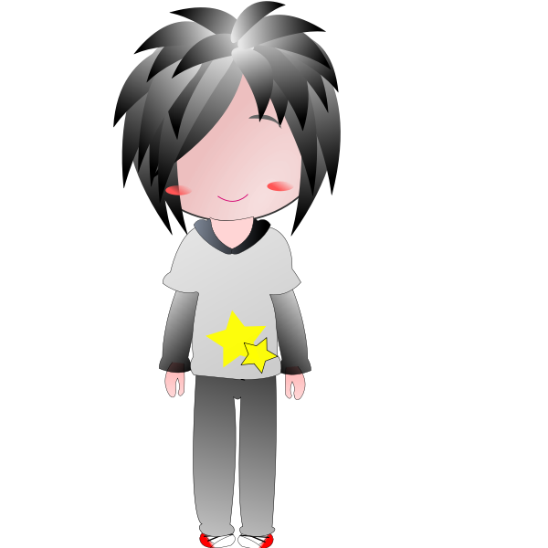 SVG Emo kid