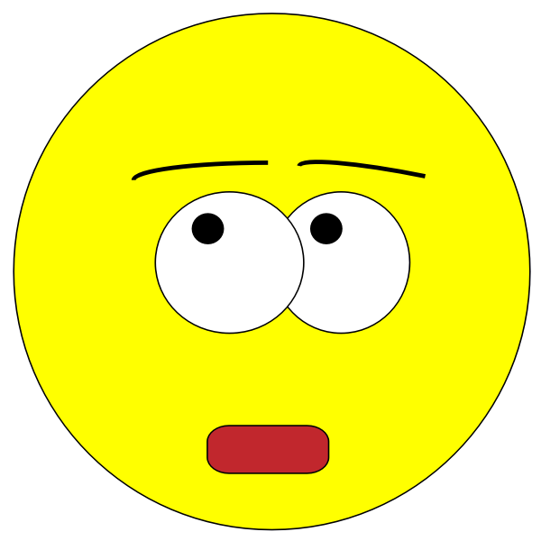 SVG Emoji looking up