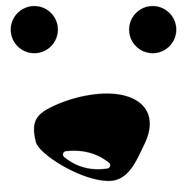 SVG Emoji silhouette image