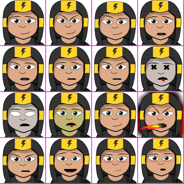 SVG Emotional character
