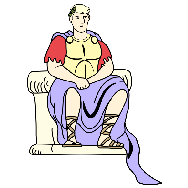 SVG Emperor Nero vector image