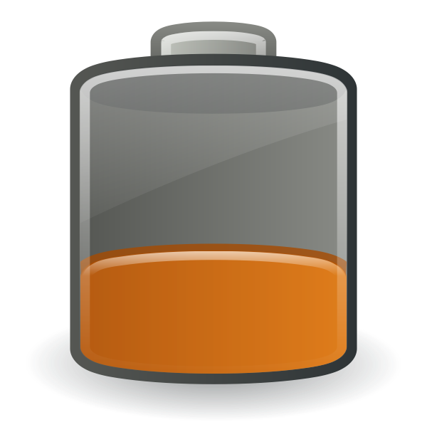 SVG Empty battery