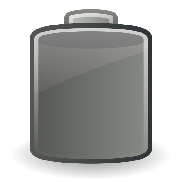 SVG Empty battery icon