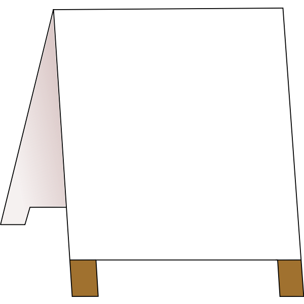 SVG Empty board vector image