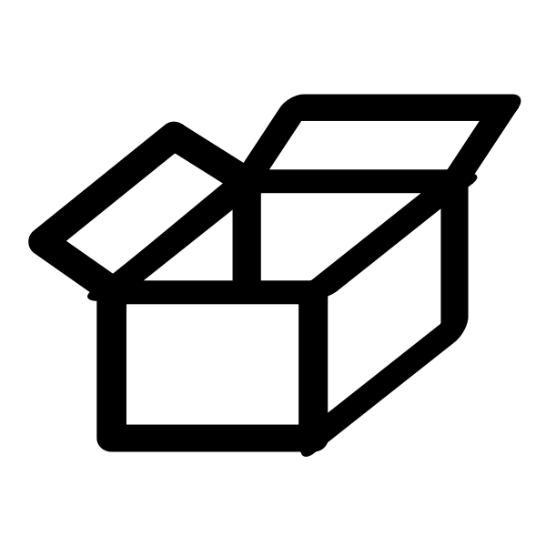 SVG Empty box icon