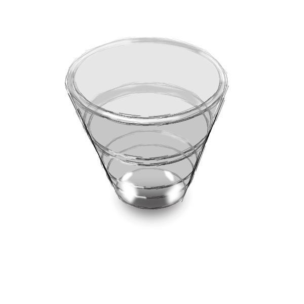 SVG Empty glass