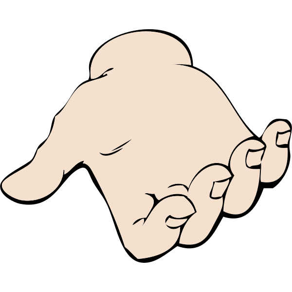 SVG Empty hand