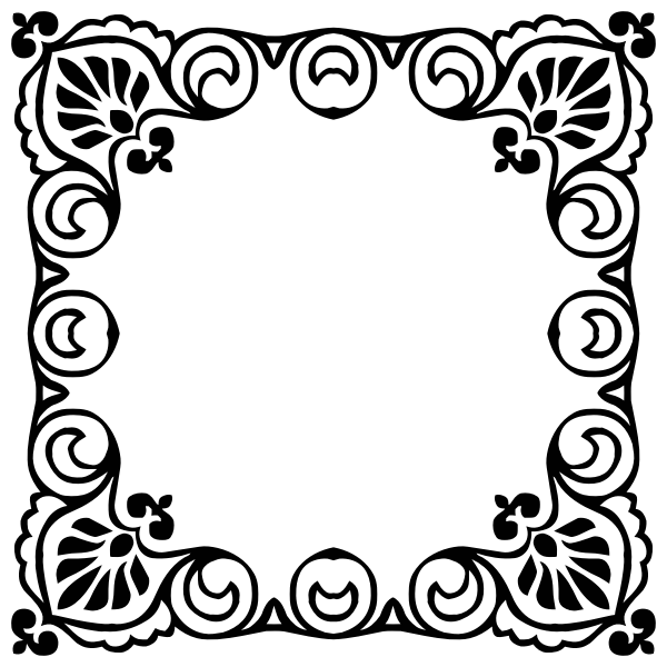 SVG Empty square picture frame