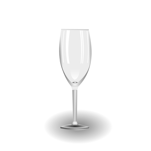 SVG Emptywine glass