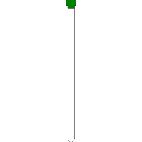 SVG Empy NMR Tube