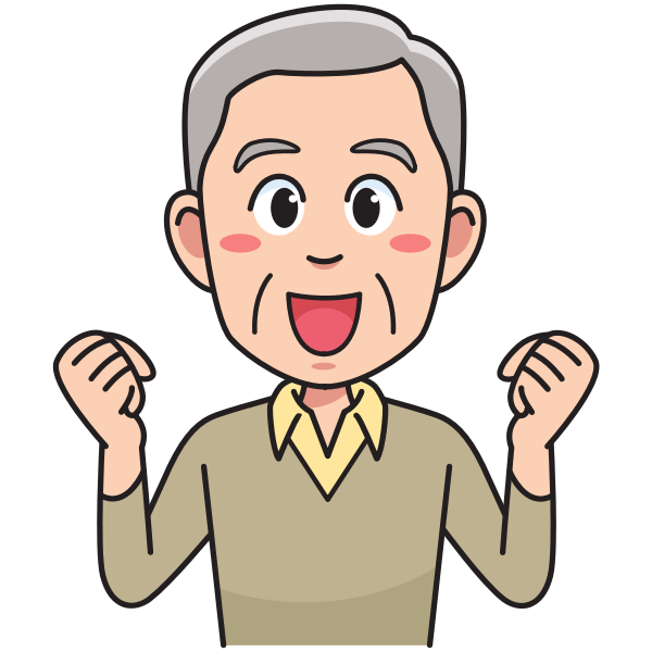 SVG Energized grandpa