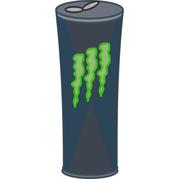 SVG Energy drink can