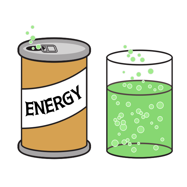 SVG Energy fizzing drink