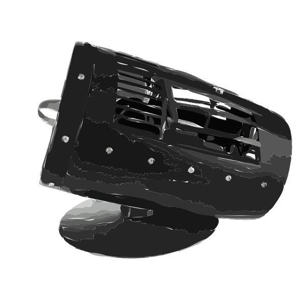 SVG engine fan black