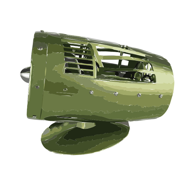 SVG engine fan green