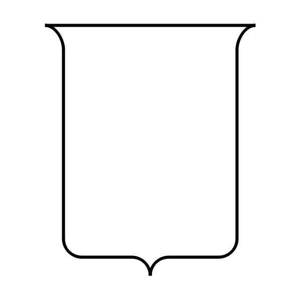 SVG English Shield Contour Vector Image