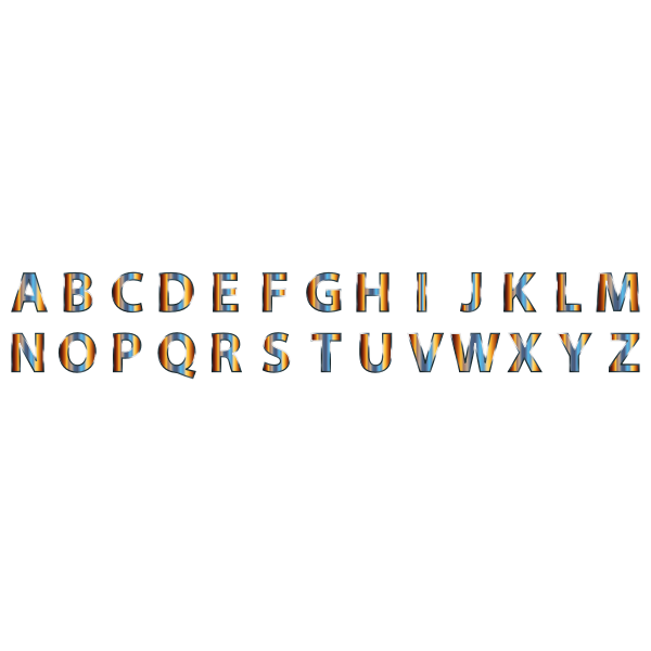 SVG Enhanced Alphabet Set 1