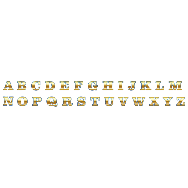 SVG Enhanced Alphabet Set 2