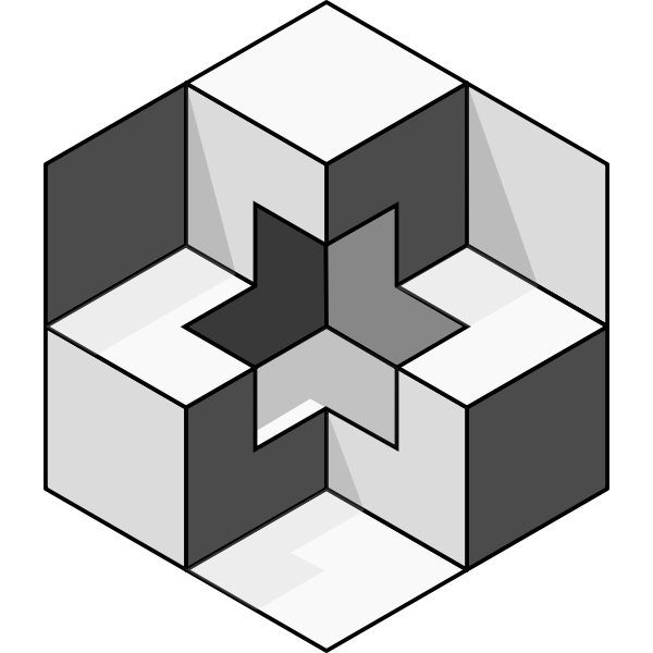 SVG Enigmatic corner vector image