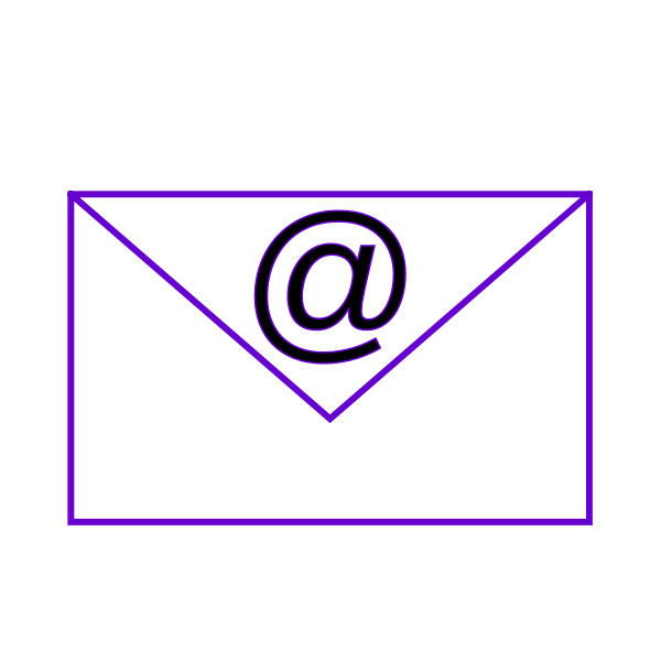 SVG Envelope e-mail sign