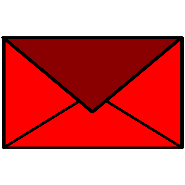 SVG Envelope icon vector image