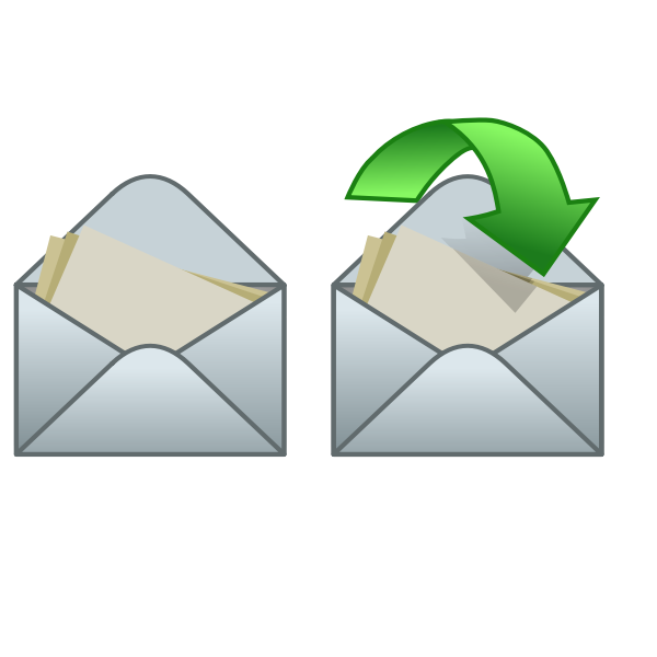 SVG Envelope vector image