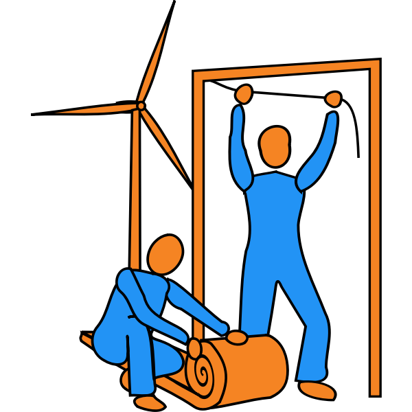 SVG Environment friendly workers