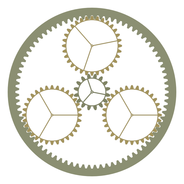 SVG Epicyclic gearing