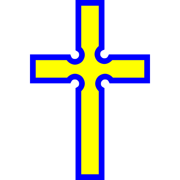 SVG Episcopal cross