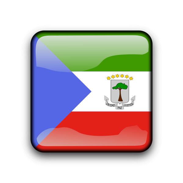 SVG Equatorial Guinea flag button