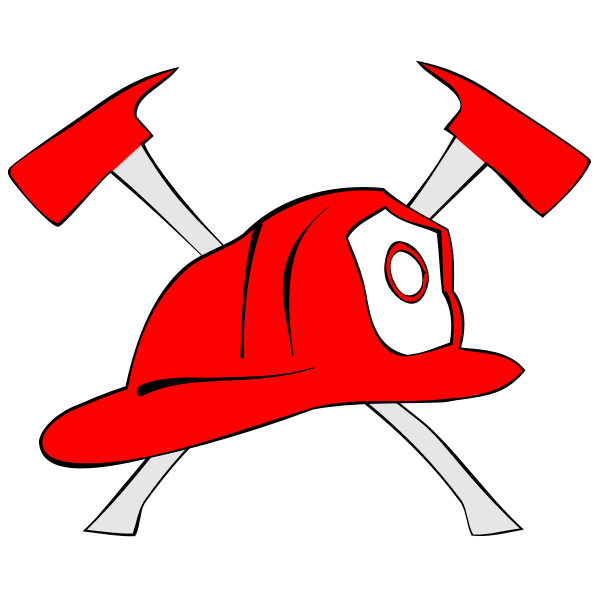 SVG Equipment for firemen vector