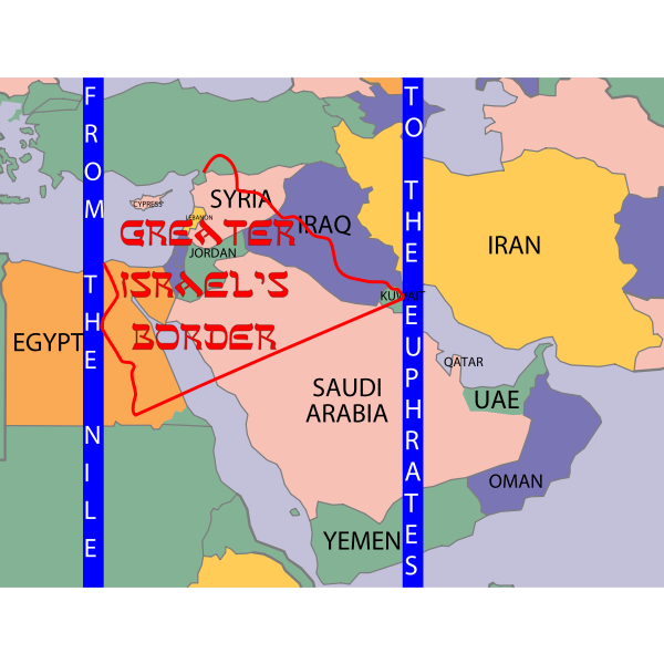 SVG eretz israel greater israel borders map