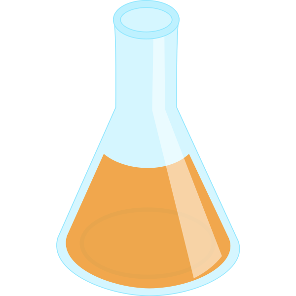 SVG Erlenmeyer flask full