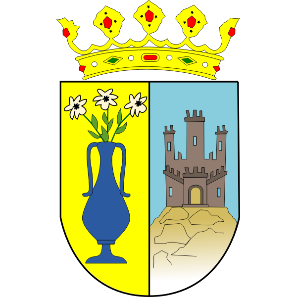 SVG escudo ciudad de Zafra vector