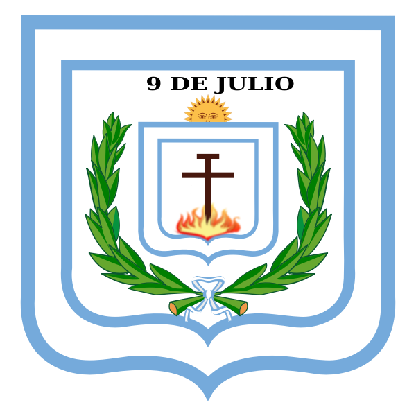 SVG Escudo de la Municipalidad de 9 de Julio