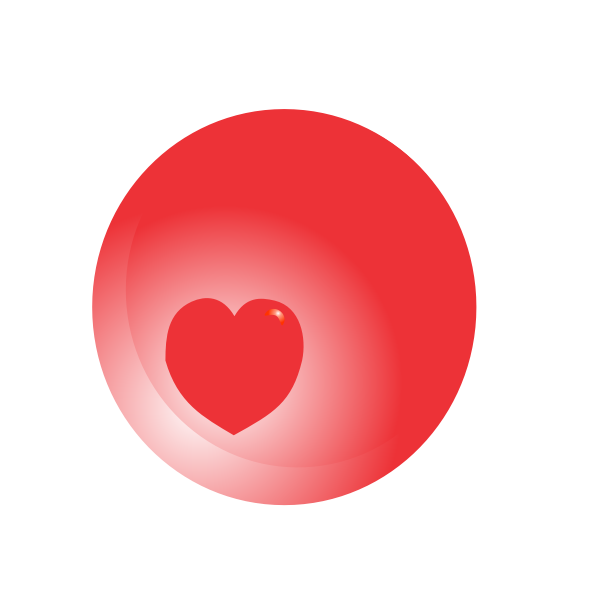 SVG esfera de corazon