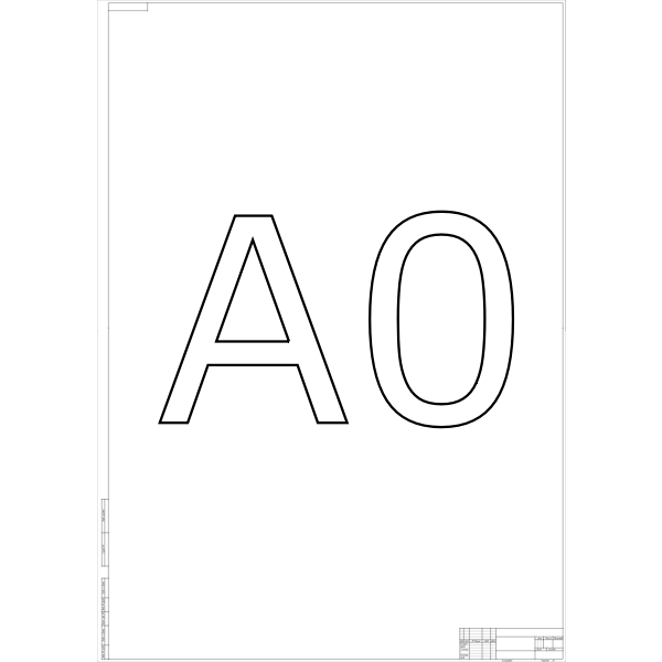SVG ESKD paper format A0 vertical