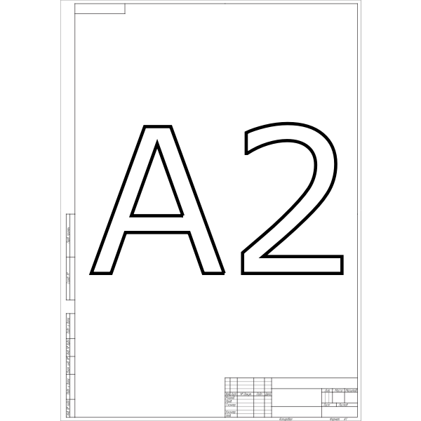 SVG ESKD paper format A2 vertical